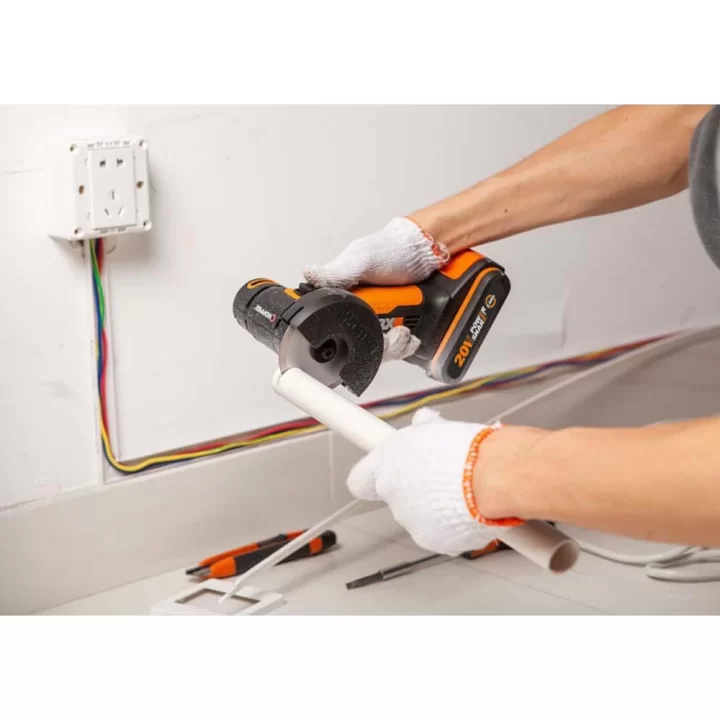 WORX WX801 20Volt 2.0Ah. Li-ion Profesyonel Şarjlı Mini Multi Taşlama