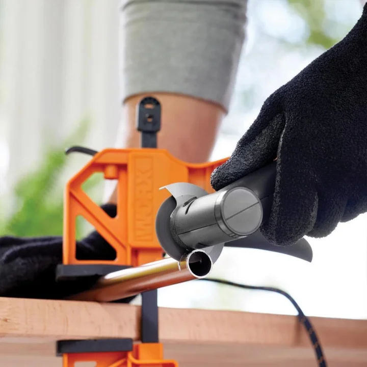 WORX WX990 MAKERX 20Volt 2.0Ah. Kömürsüz Profesyonel Gravür + 50MM Açılı Avuç Taşlama Kombo Set + 39 Parça aksesuar