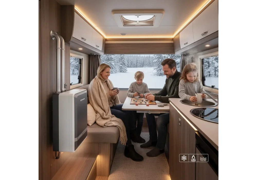 Truma Combi 6 Hem Ortam Hem Su Isıtabilen Karavan Kombilerinin Artıları