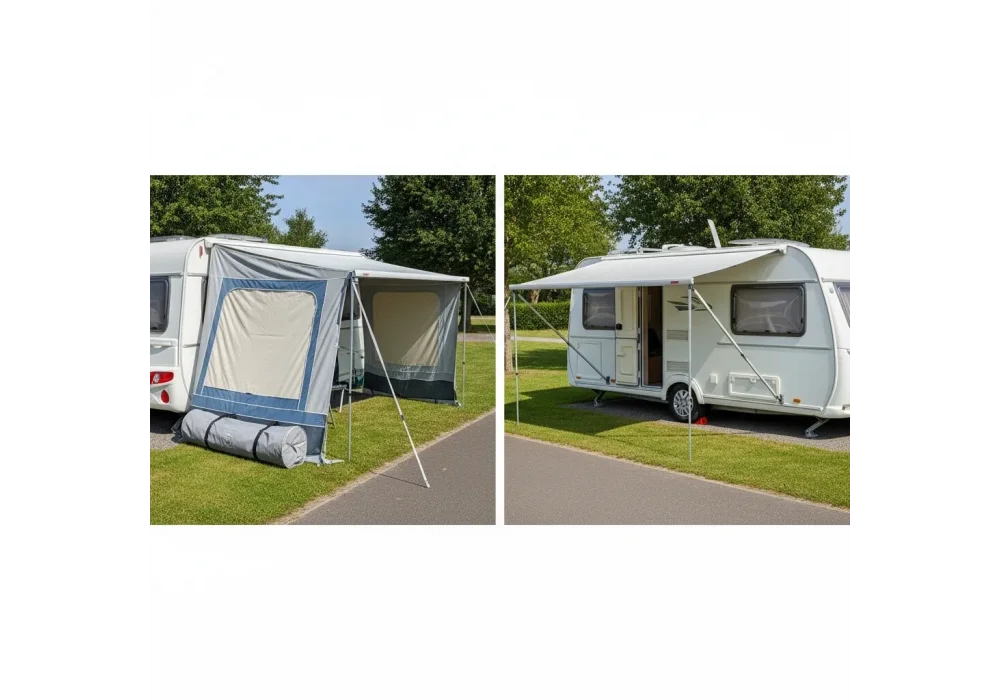 Karavan Dış Tente Seçimi Torba Tente mi, Kasetli Tente mi? F45 ve F80 Modelleri