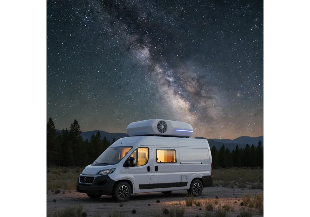 Sıcak Yaz Gecelerinde Karavanınızda Serin Kalmak İçin 12V Uyku Kliması Çözümleri