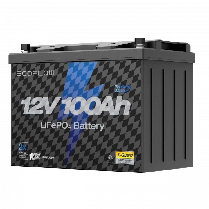 EcoFlow - Lityum 12V 100Ah Derin Döngülü Deniz Trolling Motoru Aküsü