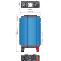 48V 1000W (Rack Mounth) Tam Sinüs Inverter, Cotek