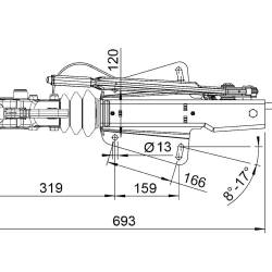 AL-KO 1550-3000KG 16372051 Frenli Kaplin