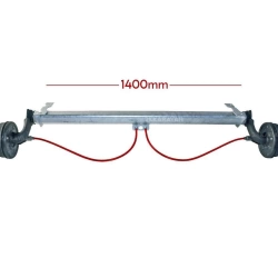 Al-Ko 750Kg 4x100 1400mm Torsiyonlu Frenli Dingil