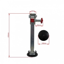 Al-ko Dönebilir Pivot Uzun Destek Ayağı - 590MM - 500 kg