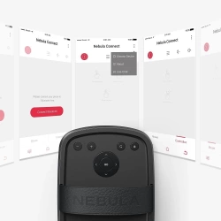 Anker Nebula Mars II Pro Akıllı Taşınabilir WiFi Kablosuz Projeksiyon Cihazı TV Box