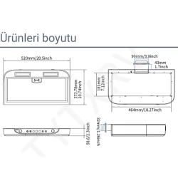 Aspiratör Davlumbaz Led Işıklı 3 Fanlı Paslanmaz Çelik Filtre Dokunmatik