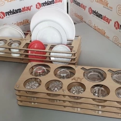 ATY Karavan Tabak Bardak Koruma Rafı