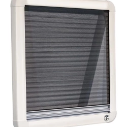 Berhimi 45x50 Amortisörlü Karavan Penceresi (Sineklikli Güneşlikli)