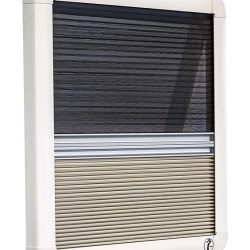 Berhimi 45x50 Amortisörlü Karavan Penceresi (Sineklikli Güneşlikli)