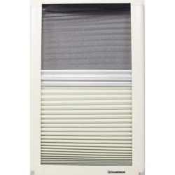 Berhimi 60 x 35 Dikey Amörtisörlü Karavan Penceresi (Sineklikli Güneşlikli)