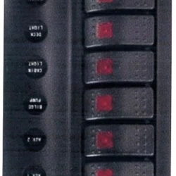 Bfy Switch Panel Otomatik Sigortalı Işıklı - B.S 6lı