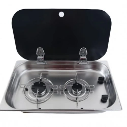 Cam Kapaklı Çiftli Gömme Ocak- FSM 3450