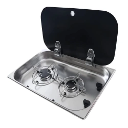 Cam Kapaklı Çiftli Gömme Ocak- FSM 3450