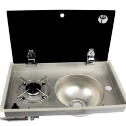 Cam Kapaklı Tekli Gömme Ocaklı Evye – FSM 3401