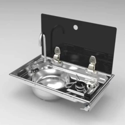 Cam Kapaklı Tekli Gömme Ocaklı Evye – FSM 3402