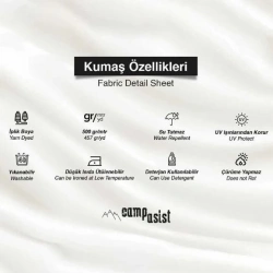 Campasist Yeni Model Fitilli Karavan Eteği - 5 Metre
