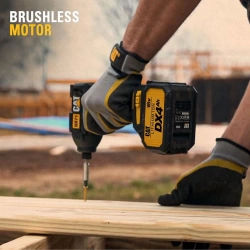CAT DX71.2 18Volt 4.0Ah Li-ion Çift Akülü 215Nm Kömürsüz Profesyonel Şarjlı Darbeli Tornavida