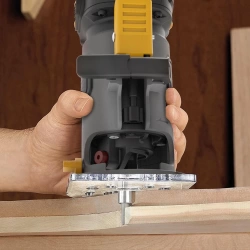 CAT DX82B.3 18Volt Şarjlı Kömürsüz 6mm Devir Ayarlı Profesyonel Avuç İçi El Frezesi Formika Tıraşlama (Akü Dahil Değildir)
