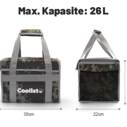 Coolist CL26C 26 Litre Katlanabilir Termos Bez Çanta / Buzluk