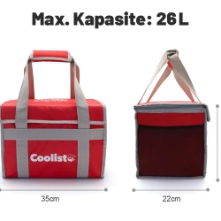 Coolist CL26R 26 Litre Katlanabilir Termos Bez Çanta / Buzluk