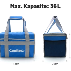 Coolist CL36B 36 Litre Katlanabilir Termos Bez Çanta / Buzluk