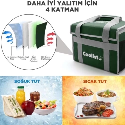 Coolist CL36G 36 Litre Katlanabilir Termos Bez Çanta / Buzluk