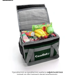 Coolist CL36G 36 Litre Katlanabilir Termos Bez Çanta / Buzluk