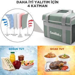 Coolist CL36LG 36 Litre Katlanabilir Termos Bez Çanta / Buzluk