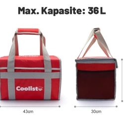 Coolist CL36R 36 Litre Katlanabilir Termos Bez Çanta / Buzluk