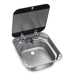 Dometic SNG 4244 Cam Kapaklı Kare Eviye