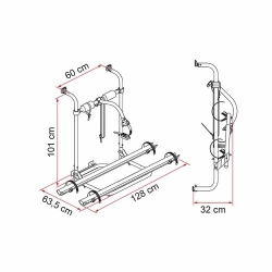 Fiamma Caravan Hobby – Bisiklet Taşıyıcısı
