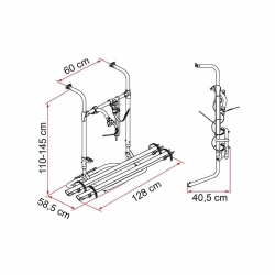Fiamma Simple Plus 200 Bisiklet Taşıyıcısı