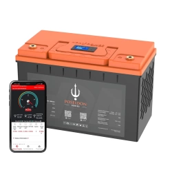 HDA Power Poseidon 25.6V 100 Amper 5000 Döngü. Bluetooth Lityum LifePO4 Akü