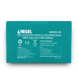 Hegel 52Ah 12V Elektrikli Bisiklet Aküsü
