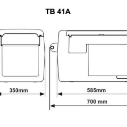İndel B TB41A Travel Box Portatif 12-24V Araç Buzdolabı
