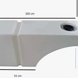 Karavan Su Deposu 100 Lt Teker Üstü