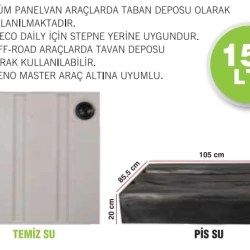 Karavan Su Deposu 150 Lt
