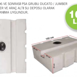 Karavan Su Deposu 165 Lt