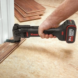 Kress KUD12.91 20Volt Kömürsüz Profesyonel Çok Amaçlı Kesme Raspalama ve Zımpara + 24 Parça Aks (Akü Dahil Değildir)