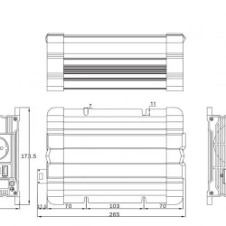 MAX 12V 600W Tam Sinüs Inverter