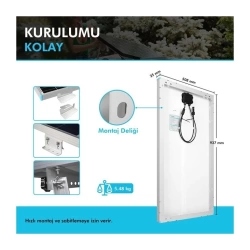 Renogy Güneş Paneli 80 Watt 12V (Monokristal)