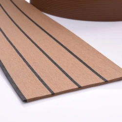 Suni Pvc Tik  Güverte Kaplamaları 25000mm x 190mm x 5mm