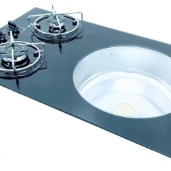 Univercal Kombinasyonlu 2li Ocak Eviye 39,5x64