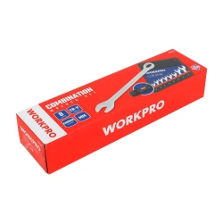 WORKPRO WP202575 8-19mm 8 Parça CR-V Profesyonel Kombine Anahtar Takımı + Bez Taşıma Kılıfı