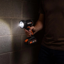 Worx WX025.9 20Volt 160/350 Lümen Profesyonel Çok Fonksiyonlu Led Fener (Akü Dahil Değildir)
