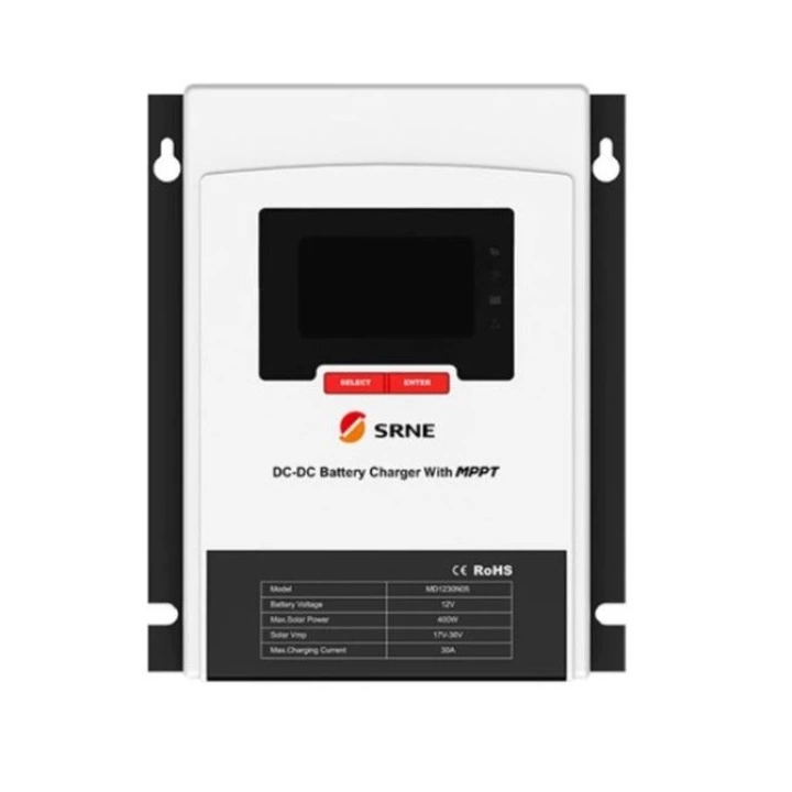 12V 30A MPPT Solar Charge Controller + DC/DC Charger