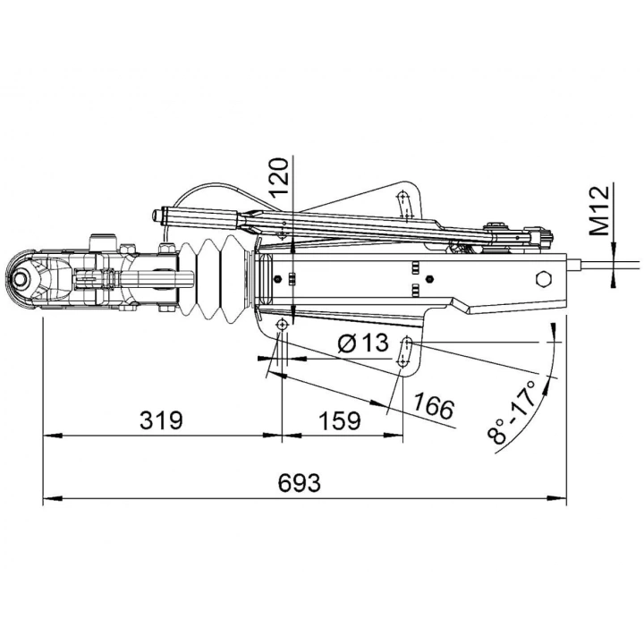 AL-KO 1550-3000KG 16372051 Frenli Kaplin