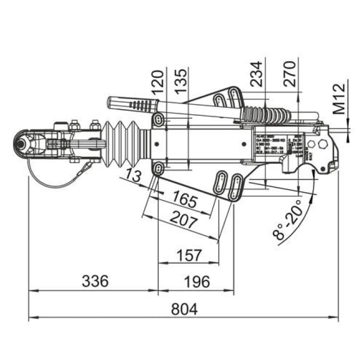 AL-KO 2000-3500KG 2361 Premium V model Frenli Kaplin